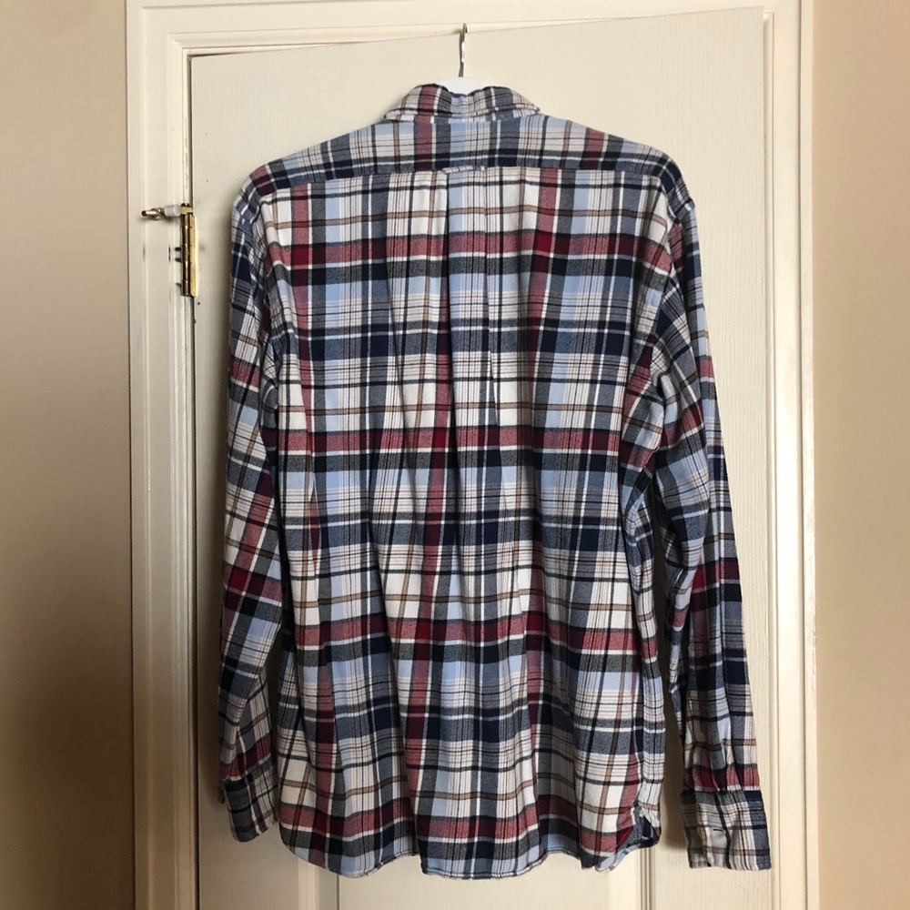 Faconnable Button Down Plaid Shirt - image 2
